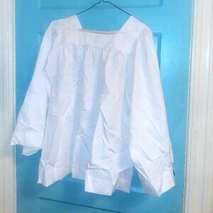 White Choir Robe Top